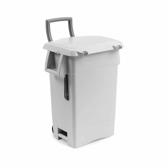 Контейнер TTS Bin 70 л на колесах, белый пластик