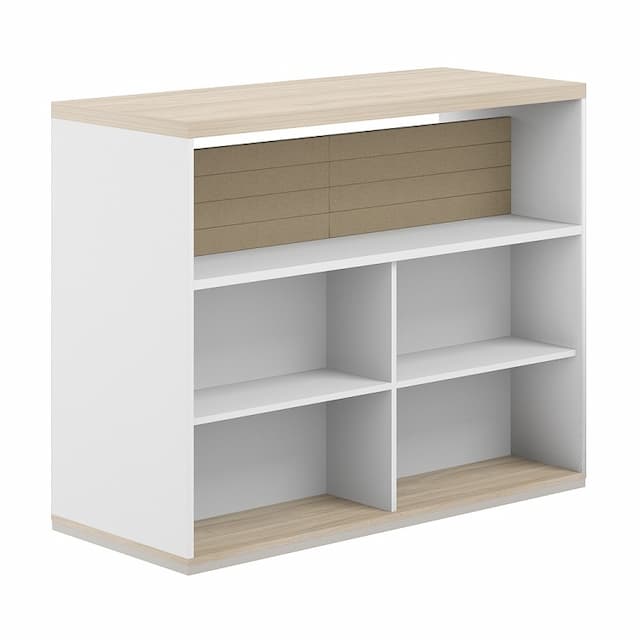 Стеллаж-комбо 1438 двухсторонний Norden Allegro AG.255.201.655.BG с топом и экраном тканевым низким