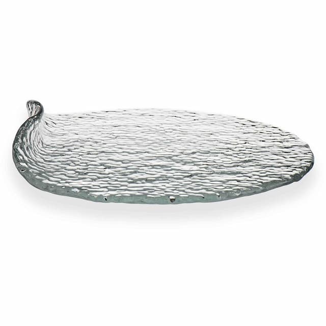 Тарелка для сыра ARDACAM Hammered ARD 2205.1 d 21 см h 4 см (стекло, прозрачная)