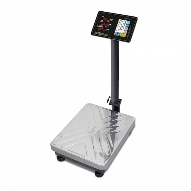 Торговые напольные весы MERTECH M-ER 333 ACP-150.20/50 "TRADER" с расч. стоимости LED