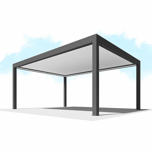 Пергола Сити-Форм Pergola В500-25П Bioclimatic с поворотными ламелями ЛАМЕЛЬ 250 X 53 (3,5х3,5) 1 модуль