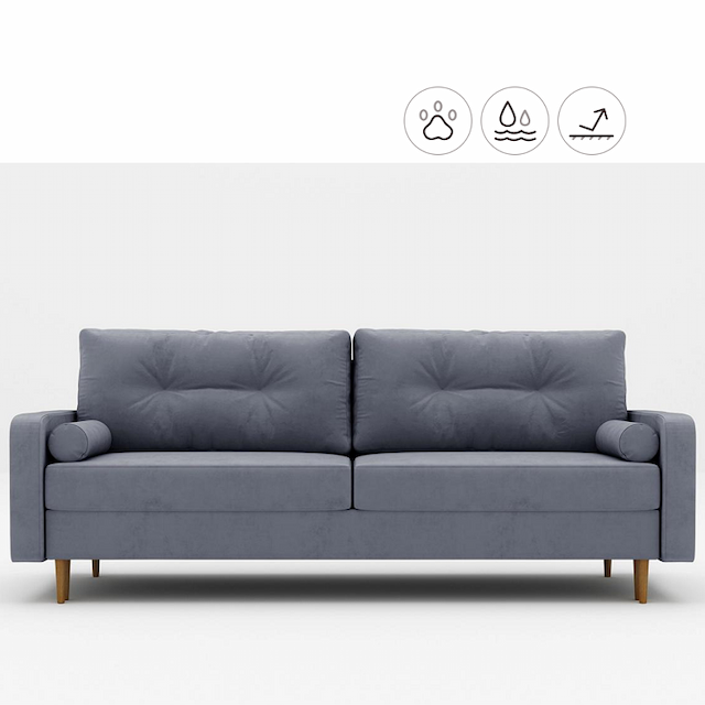 Диван Мастерфабрик Дэйо Saga grey ткань рогожка