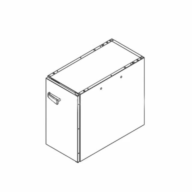 Шкаф нейтральный с 1 дверцей LAINOX NAL071